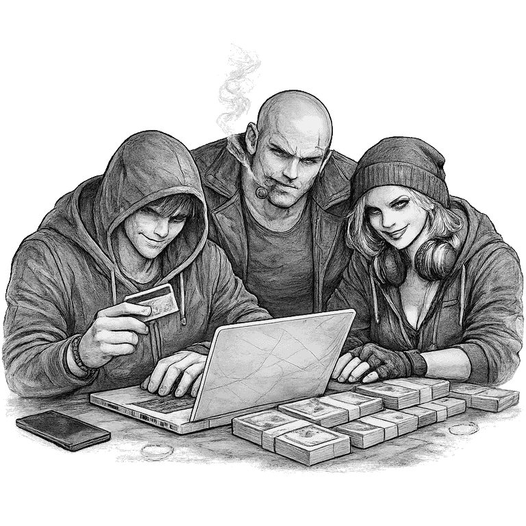 Illustration of the fraud group